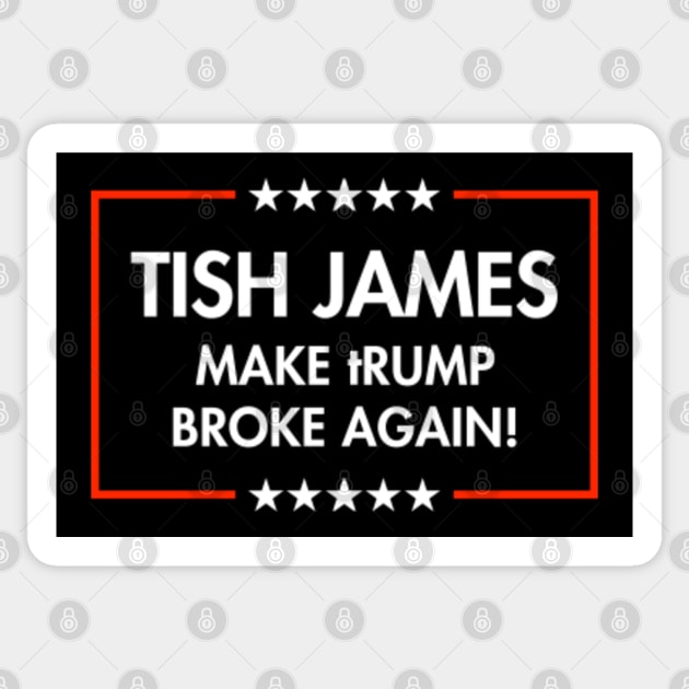 Tish James - Make tRUMP Broke Again Sticker by skittlemypony